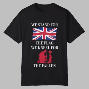 We Stand For The Flag We Kneel For The Fallen Shirt 0 0 2