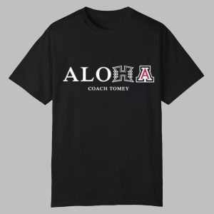 Aloha Coach Tomey Hawaii And Arizona Shirt 0 0