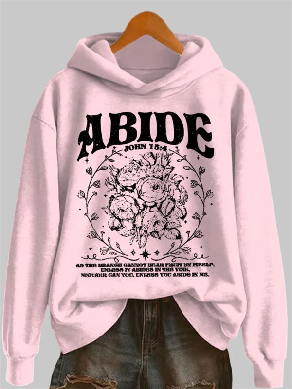 Abide John 15 4 As The Branch Cannot Bear Fruit By Itself Hoodie 2