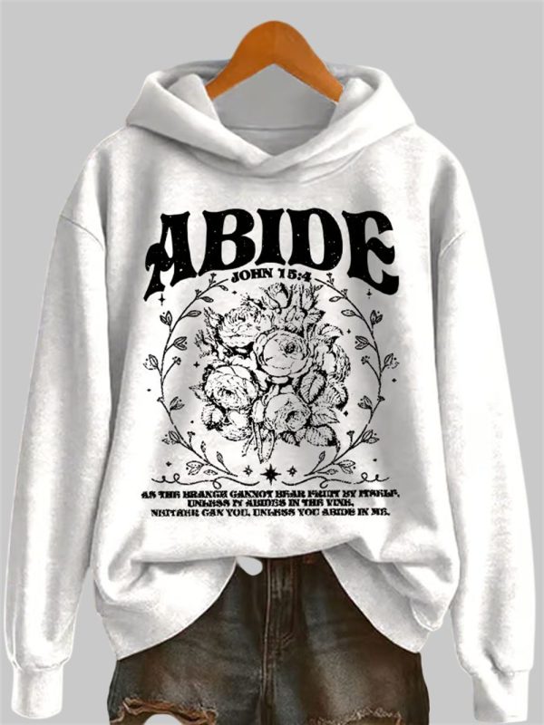 Abide John 15 4 As The Branch Cannot Bear Fruit By Itself Hoodie 3