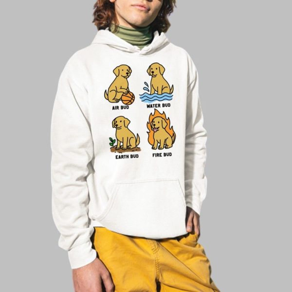 Air Bud Water Bud Earth Bud Fire Bud Shirt 2 1