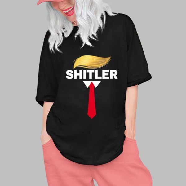 Anti Trump Donald Trump Necktie Shitler Shirt 0 1