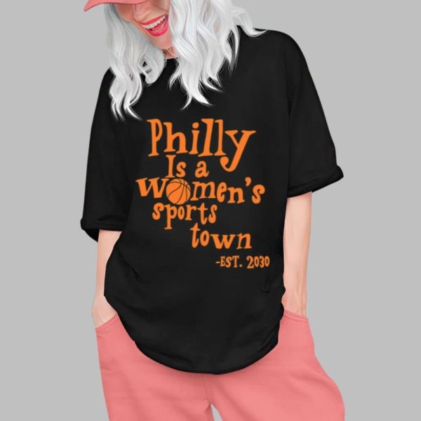 Aubrey Plaza Philly Is A Womens Sports Town Est 2030 Shirt 0 1