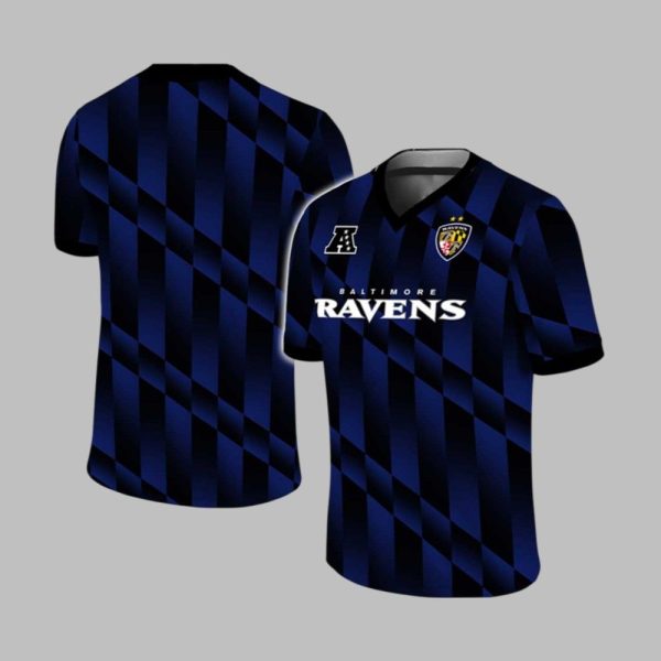 Battimore Ravens Soccer Football Jersey 2025 1 1