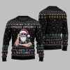 Be Nice To Be Police Officer Santa Is Watching Ugly Sweater Christmas 2025 2