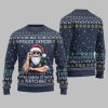 Be Nice To Be Police Officer Santa Is Watching Ugly Sweater Christmas 2025 4