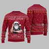 Be Nice To Be Police Officer Santa Is Watching Ugly Sweater Christmas 2025 5