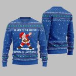 Be Nice To The Doctor Santa Is Watching Ugly Sweater Christmas 2025