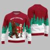 Bigfoot Santa Merry Christmas Ugly Sweater Christmas 2025 5