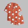Boo Haw Ghost Cowboy Western Halloween Country Girl Pajama Set 1