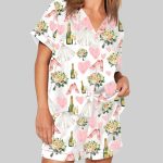 Bride Wedding Champagne Pajama Set