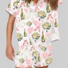 Bride Wedding Champagne Pajama Set 3 1