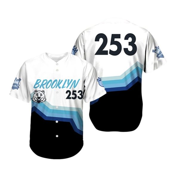 Brooklyn Cyclones Polar Bear Pete Alonso 253 Jersey 1 2