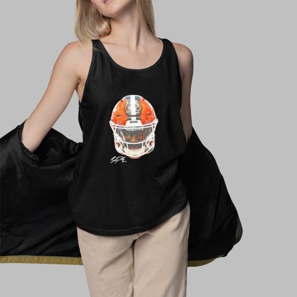 Browns Shedeur Sanders Helmet Signature Shirt 3 1