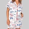Buffalo Football Doodles Pajama Set 1