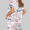 Buffalo Football Doodles Pajama Set 2