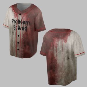 2025 Halloween Bloody Problem Solved Jersey 0