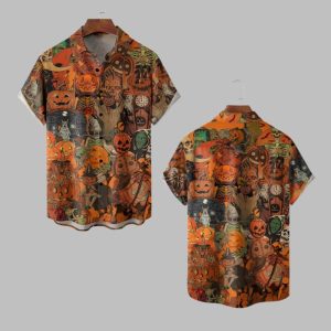 2025 Halloween Pumkin Trick Or Treat Hawaiian Shirt 1 1