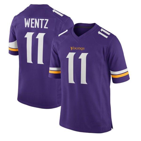 Carson Wentz Vikings Football Jersey 2025 1 2