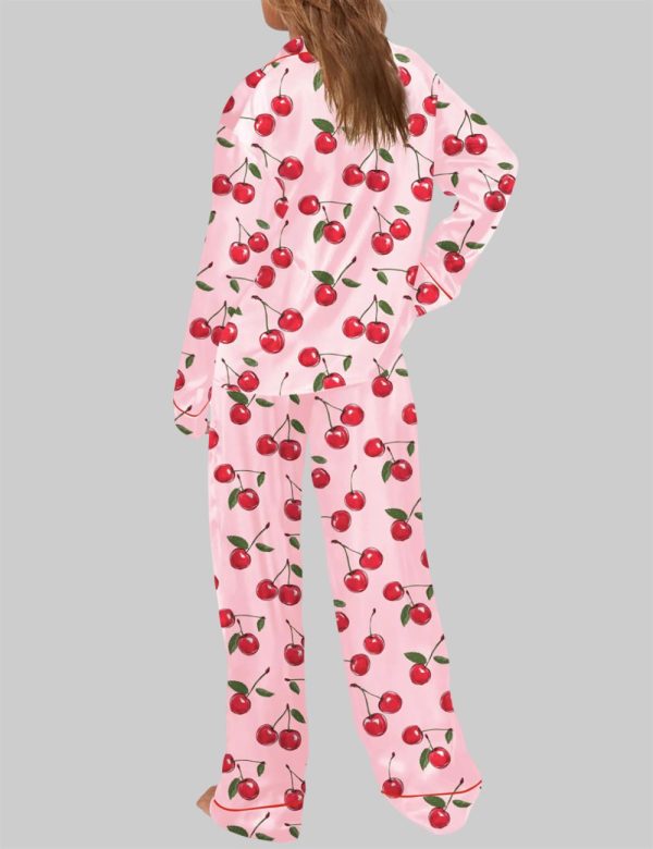 Cherries Pajama Set For Women 2