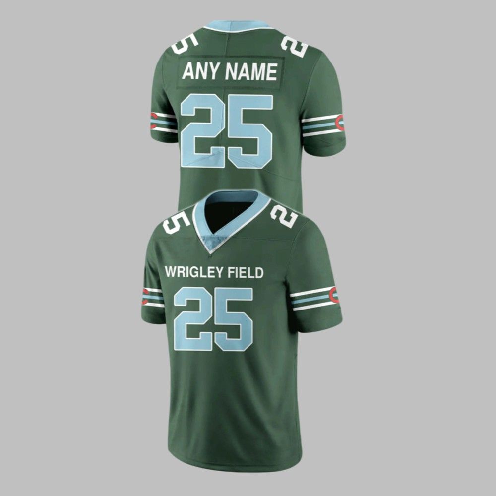 Chicago Cubs Wrigley Field Football Jersey 1 1 Chicago Cubs Wrigley Field Football Jersey 1 1