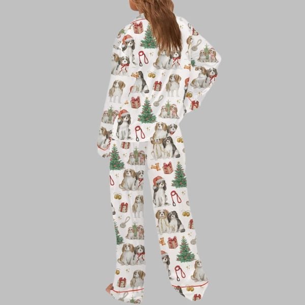 Christmas Cavalier King Charles Spaniel Pajama Set 3