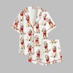 Christmas Golden Retriever Pajama Set