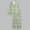 Christmas Holiday Green Snow Antique Pajama Set 2