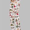 Christmas In New York Pajama Set For Women 2