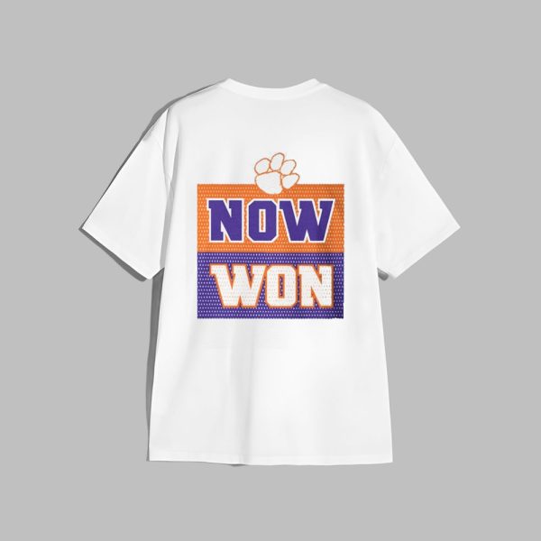 Clemson Athletics Now Won Shirt 1