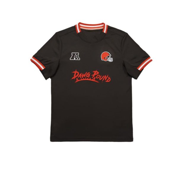 Cleveland Browns Soccer Football Jersey 2025 1 2