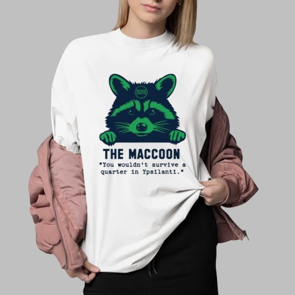 Coach Eastern Michigan The Maccoon You Wouldn't Survive A Quarter In Ypsilanti Shirt 0 2