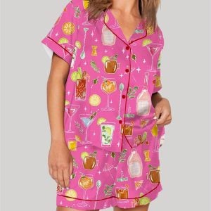 Cocktail Cheers To The Freakin Weekend Pajama Set 1