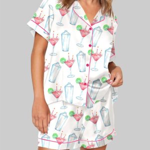 Cocktail Lovers Pajama Set For Women 1