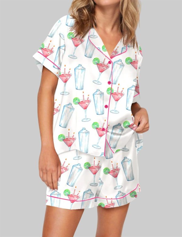 Cocktail Lovers Pajama Set For Women 1