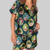 Colorful Cat Cameos Pajama Set 1