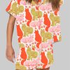 Colorful Cute Cat Pajama Set 2