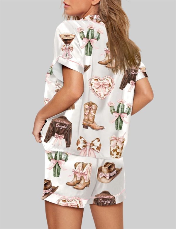 Coquette Cowgirl Howdy Highland Cow Pajama Set 2
