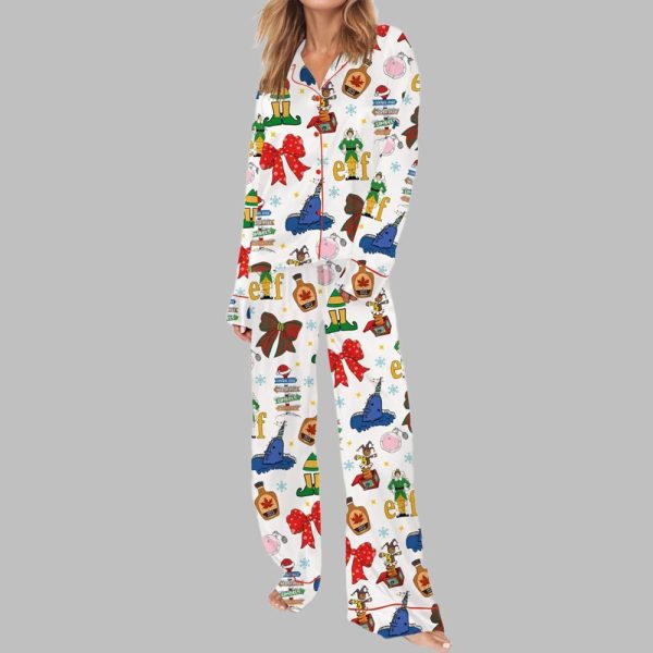 Coquette Elf Christmas Pajama Set 3