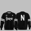 Cornhuskers Huskers B10 Dark Mode Helmet Logo Shirt 2