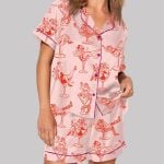 Cowgirl Girl Woman In Martini Glass Mermaid Catgirl In Glass Pajama Set