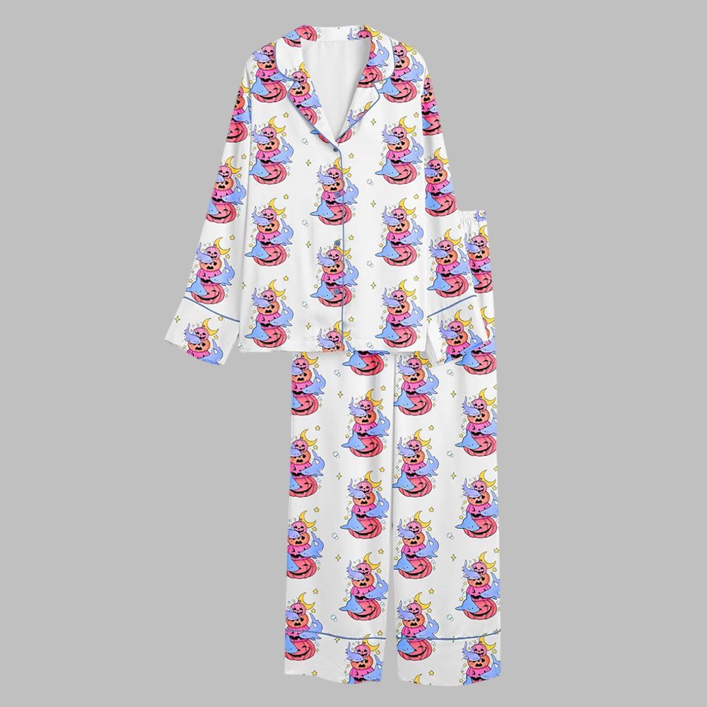 Curious Halloween Sharks Pajama Set 2 Curious Halloween Sharks Pajama Set 2