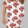 Cute Gus Gus Looking Like A Snack Christmas Pajama Set 3