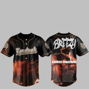 Cardinals Chris Brown Breezy Bowl XX Stadium World Tour 2025 Jersey