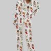 Dachshund Stockings Christmas Pajama Set 3