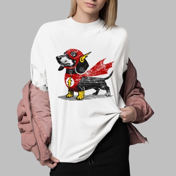 Dachshund Superhero Shirt 2025 2