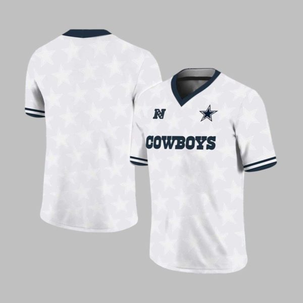 Dallas Cowboys Soccer Football Jersey 2025 1 1