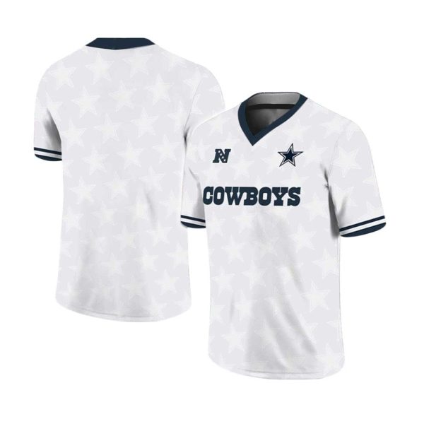 Dallas Cowboys Soccer Football Jersey 2025 1 2