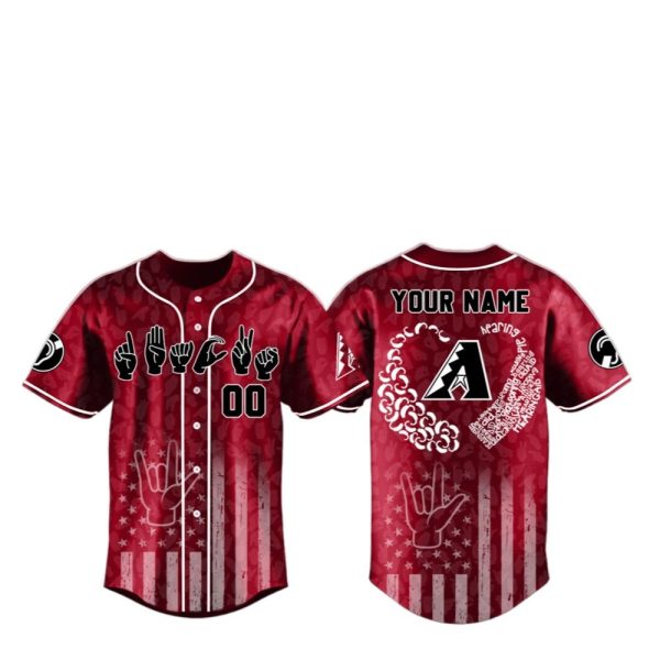 Dbacks Deaf And Hard of Hearing Awareness Day 2025 Jersey 1 2