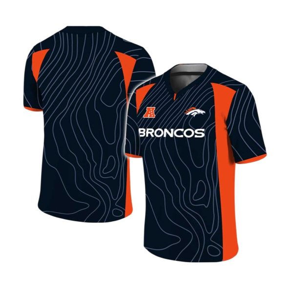Denver Broncos Soccer Football Jersey 2025 1 2